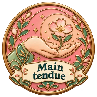 Badge Main tendue